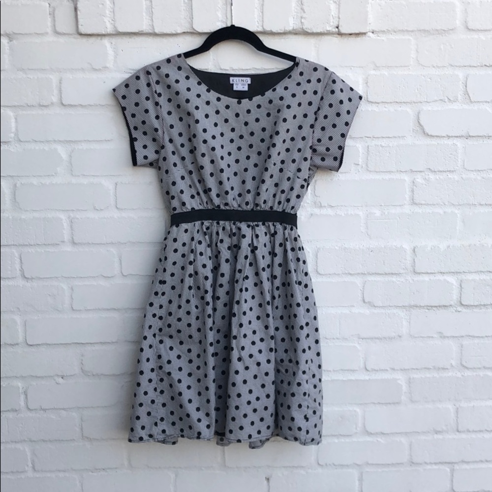 Vintage polka dot dress